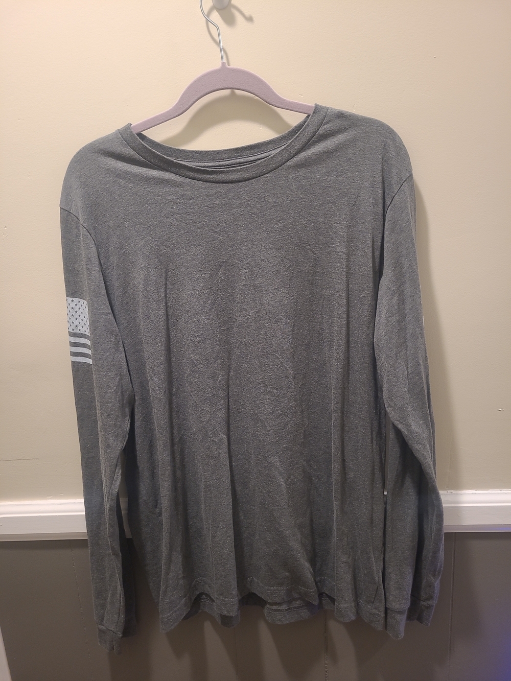 Grunt Style Mens Long sleeve Shirt Size XL Flag "This We'll Defend"